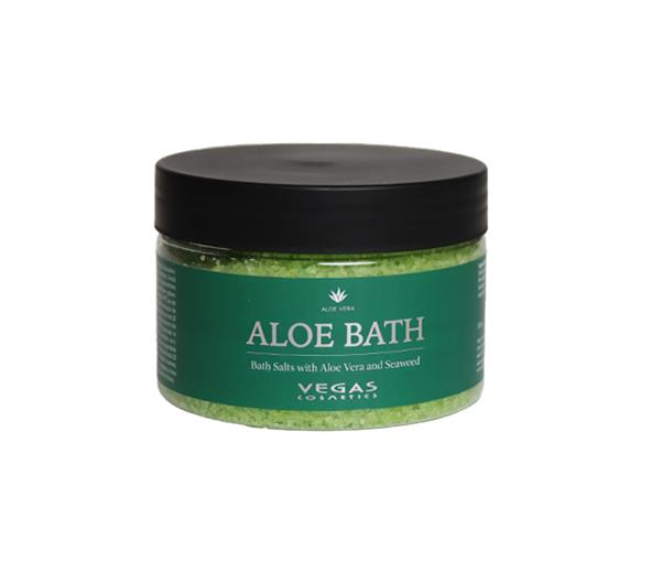 Bath salts with aloe vera and seaweed